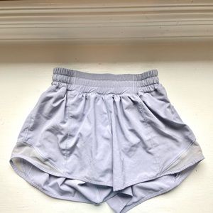 LULULEMON- lilac hotty hot shorts